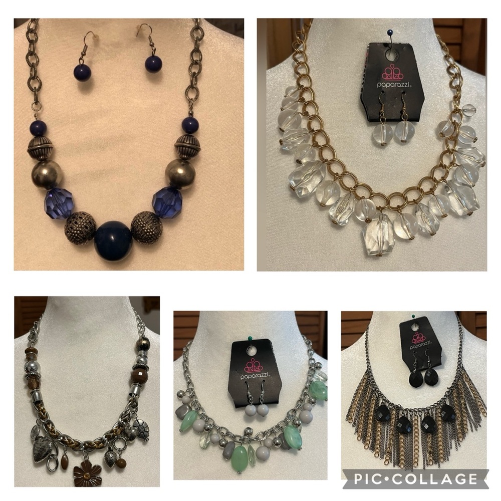 5 necklace Bundle